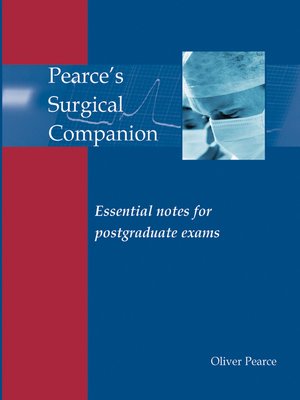 cover image of Pearce's Surgical Companion
